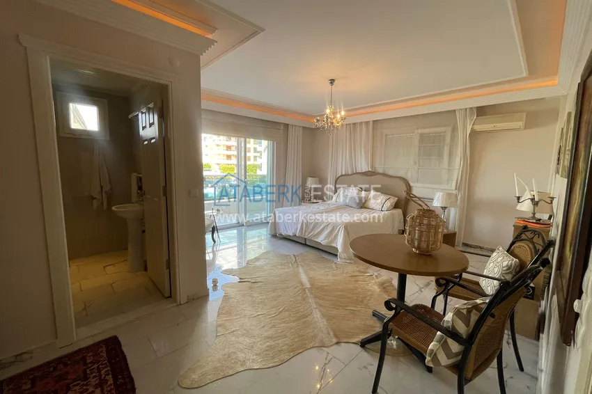 Приобрести Недвижимость под ВНЖ! Квартира 3+1 с мебелью и видом на море, район Тосмур – Алания 9 