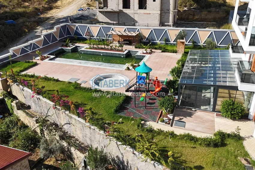 Квартира 1+1 с чистовой отделкой в новом жилом комплексе, район Авсаллар – Алания 5 