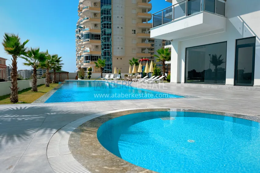 Квартира 1+1 с мебелью и видом на море, район Махмутлар – Алания 5 