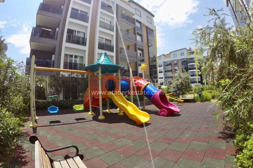 Трёхкомнатная квартира в Анталии, район Лиман в элитном комплексе у реки Боачай 6 