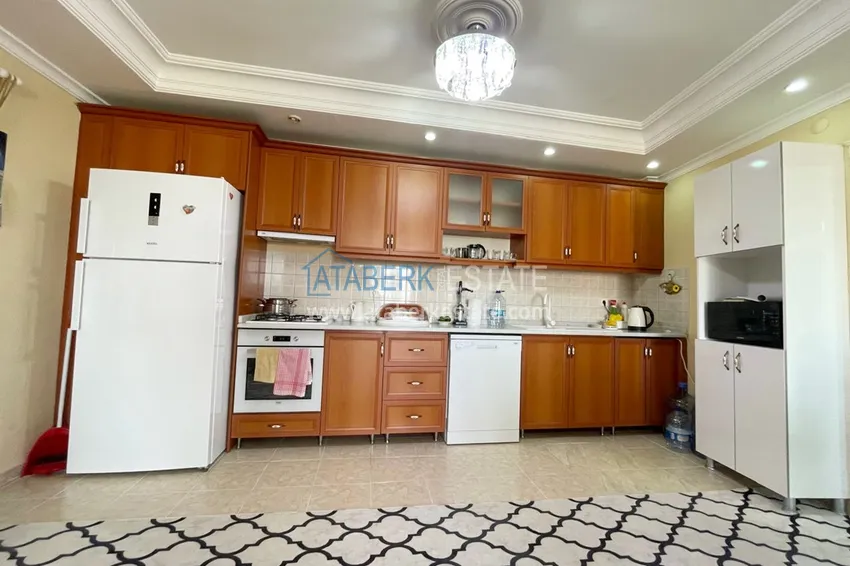 Приобрести Трехкомнатная квартира под ключ с видом на море в район Тосмур, Алания 6 