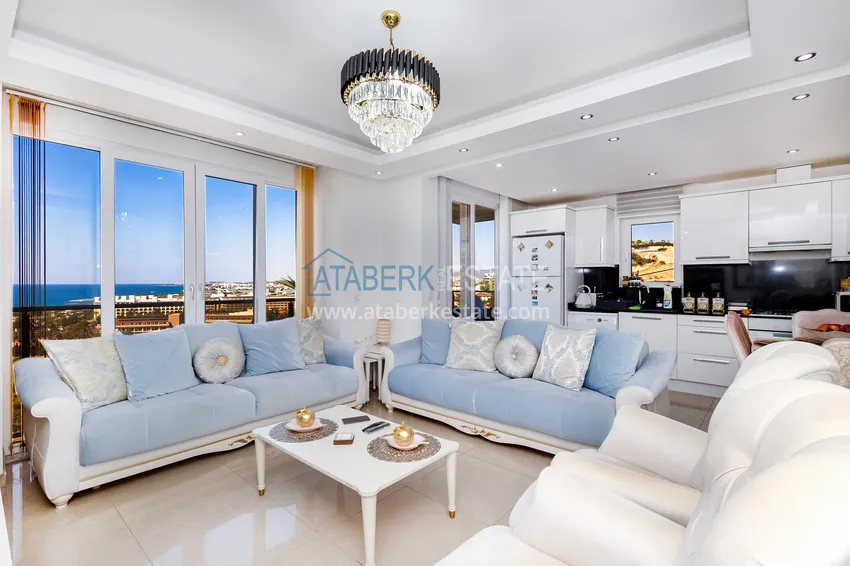 Приобрести Квартира под ключ с видом на море в Алании, район Конаклы – 250 метрах от моря 6 