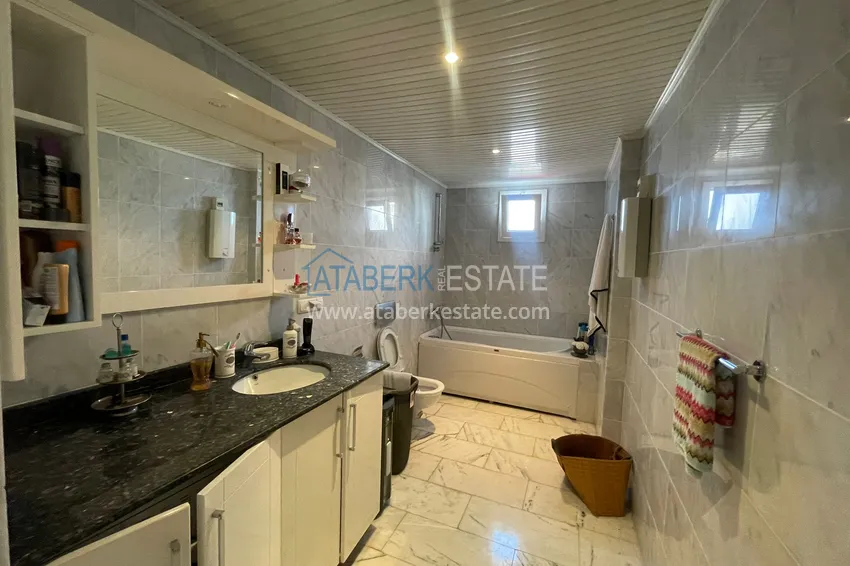 Приобрести Недвижимость под ВНЖ! Квартира 3+1 с мебелью и видом на море, район Тосмур – Алания 12 