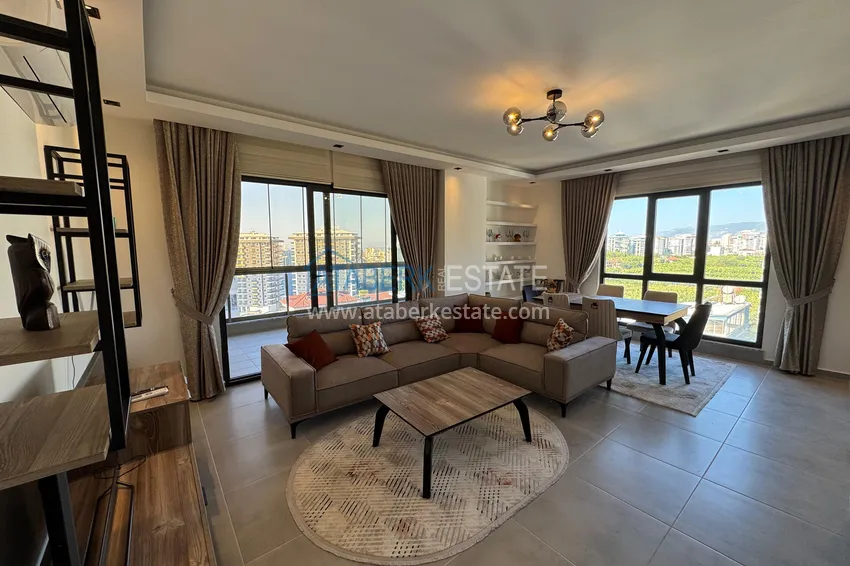 Приобрести Трёхкомнатная квартира с мебелью и видом на горы, район Махмутлар – Алания 6