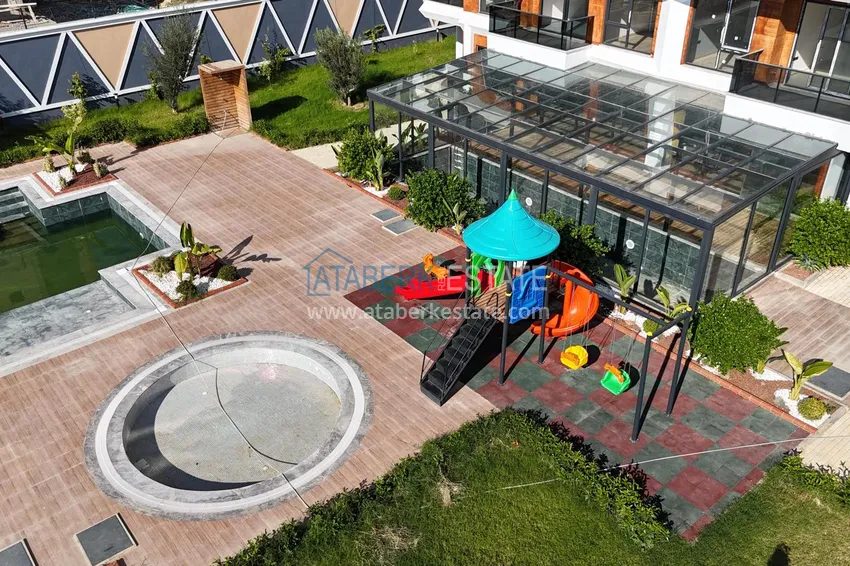 Квартира 1+1 с чистовой отделкой в новом жилом комплексе, район Авсаллар – Алания 7 