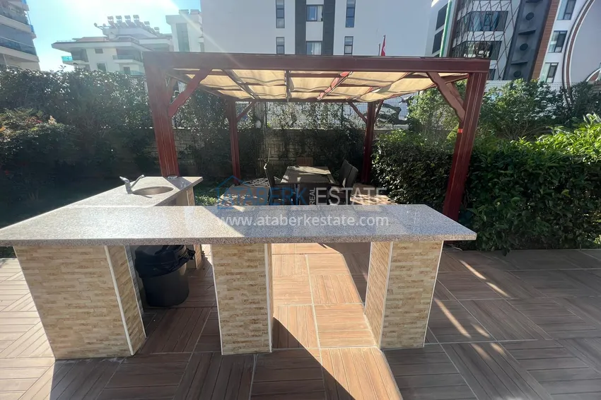 Трехкомнатная меблированная квартира у моря, в районе Кестель - Алания 8 