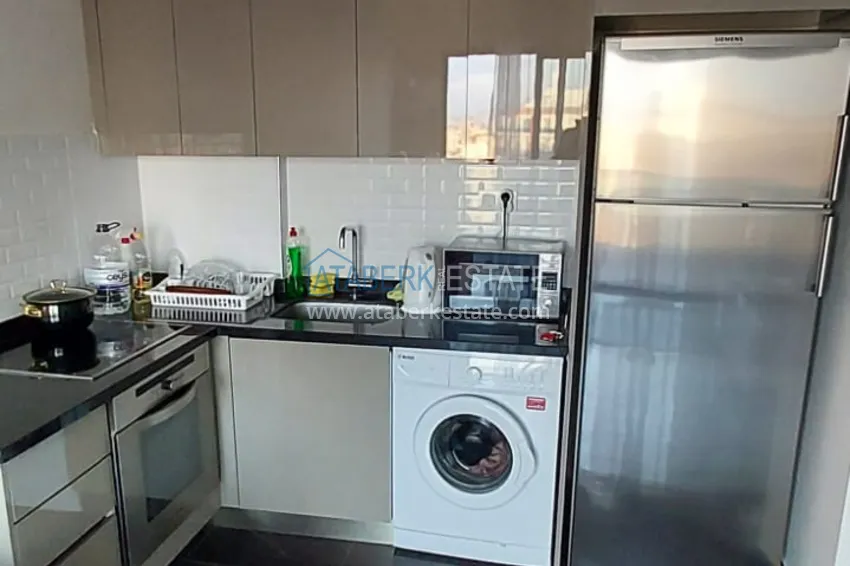 Приобрести Квартира 1+1 с мебелью и видом на море в новом комплексе - район Махмутлар, Алания 8