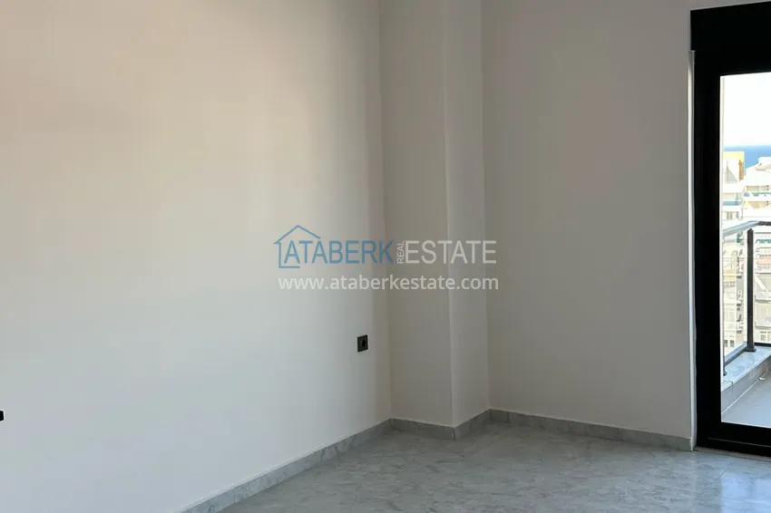 Приобрести Двухкомнатная квартира с видом на море в новом комплексе – Алания, район Авсаллар 8 