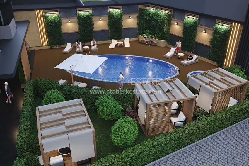 Инвестиционная недвижимость на этапе строительства в Мерсине, район Мезитли 12 