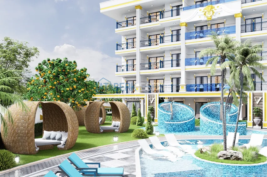 Элитная недвижимость в районе Оба от инвестора: строящийся жилой комплекс с высоким потенциалом 16 