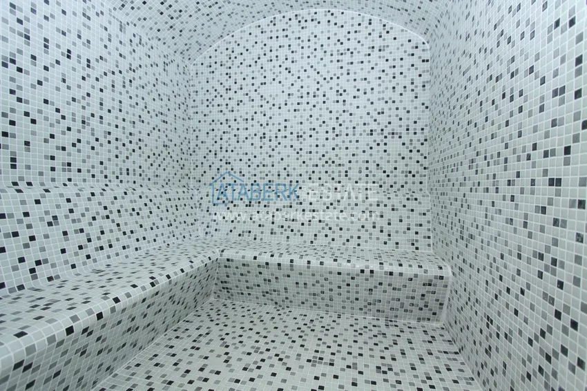 Двухкомнатная квартира под ключ с видом на горы в Алании, район Кестель 18