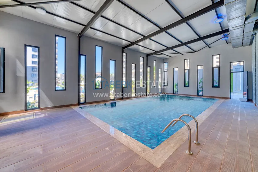 Трехкомнатная квартира с мебелью в центре Махмутлара, район субботнего рынка 25