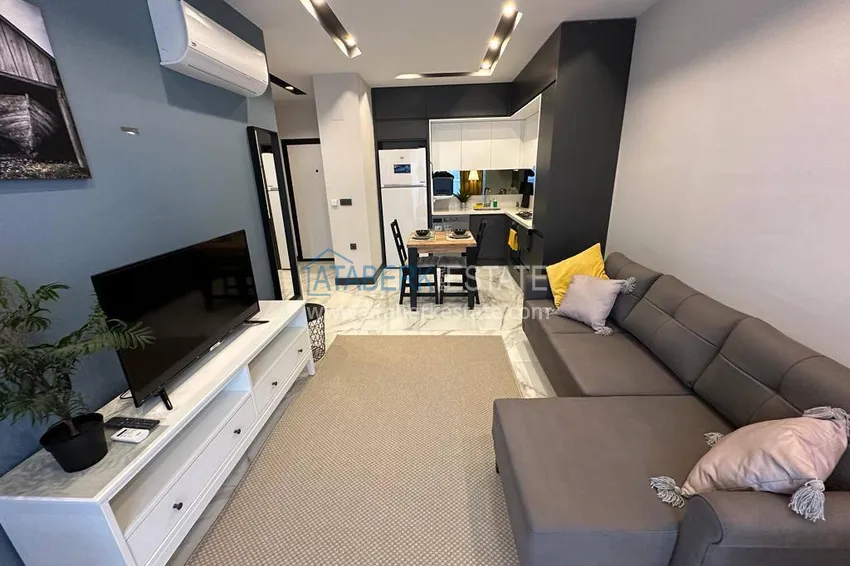 Приобрести Двухкомнатная квартира под ключ в Алании, район Махмутлар 4 