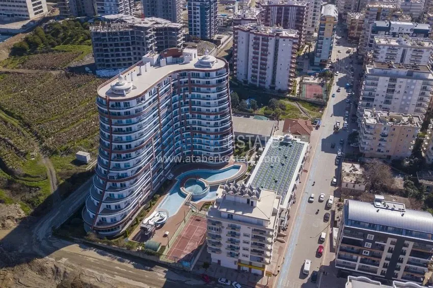 Двухуровневая квартира с мебелью в Алании, Махмутлар в комплексе люкс- класса 3