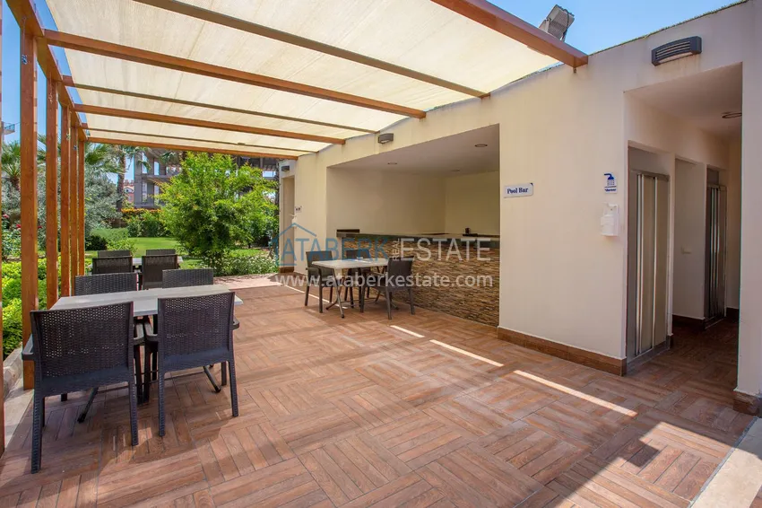 Трехкомнатная квартира с мебелью в районе Оба в комфортабельном семейном комплексе 8