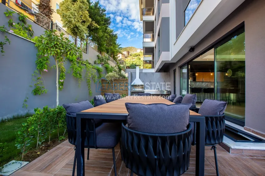 Квартира 1+1 меблированная в комплексе класса люкс – центр Алании 7