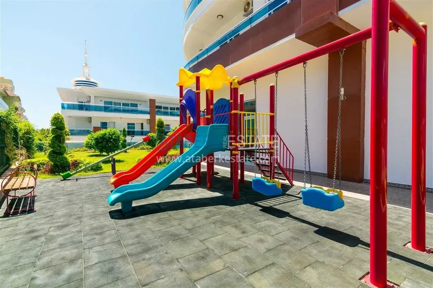 Двухуровневая квартира с мебелью в Алании, Махмутлар в комплексе люкс- класса 8