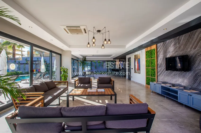 Квартира 1+1 меблированная в комплексе класса люкс – центр Алании 8