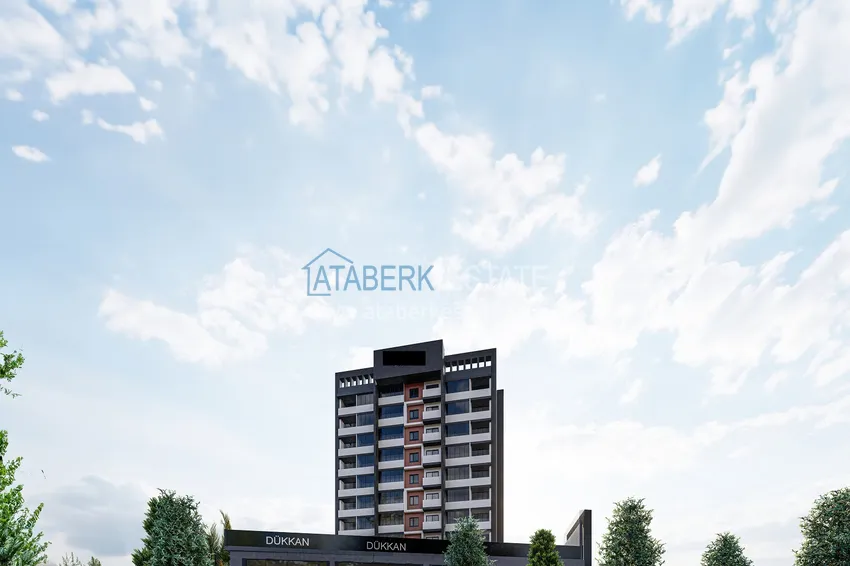 Инвестиционная недвижимость на этапе строительства в Мерсине, район Мезитли 9 