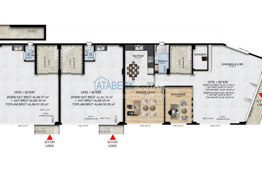 Купить дешево Инвестиционная недвижимость на этапе строительства в Мерсине, район Мезитли 2 