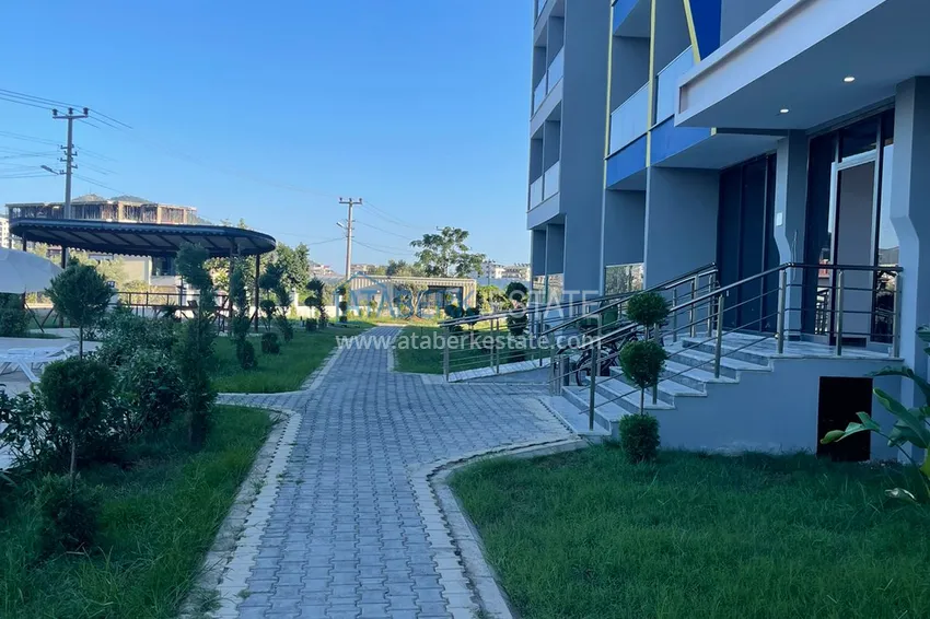Квартира 1+1 меблированная в новом современном комплексе в городе Газипаша 16 