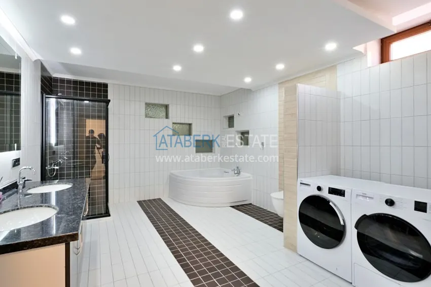 Приобрести Четырехэтажная вилла класса-люкс «под ключ» в Алании – горный район Бекташ 17 