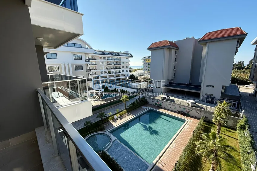 Приобрести Двухкомнатная квартира под ключ в комплексе комфорт-класса – вторая береговая линия, район Каргыджак, Алания 17