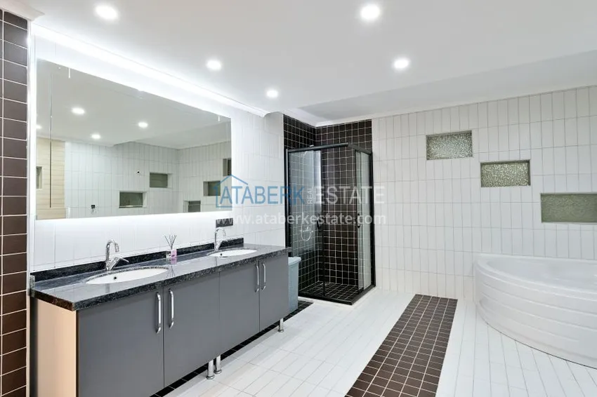 Приобрести Четырехэтажная вилла класса-люкс «под ключ» в Алании – горный район Бекташ 18 