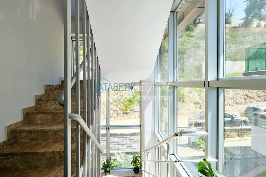 Приобрести Четырехэтажная вилла класса-люкс «под ключ» в Алании – горный район Бекташ 19 