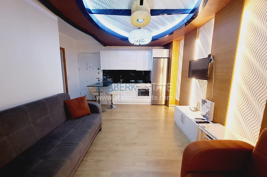 Приобрести Уютная квартира с одной спальней, мебелью в центре Алании 1