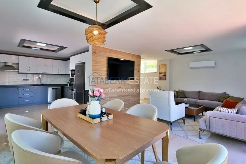 Приобрести Четырехэтажная вилла класса-люкс «под ключ» в Алании – горный район Бекташ 2 