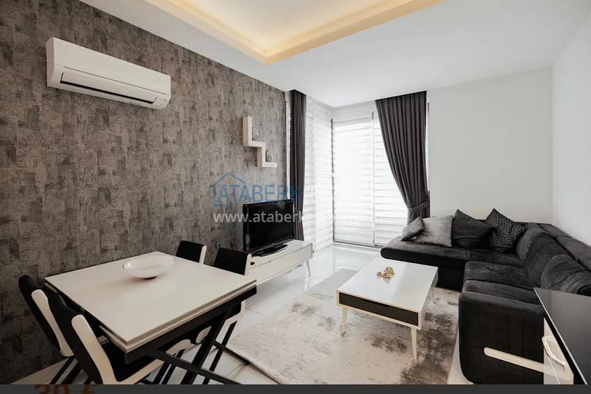 Приобрести Двухкомнатная квартира под ключ в центре Алании - район площади Хаджет 3 