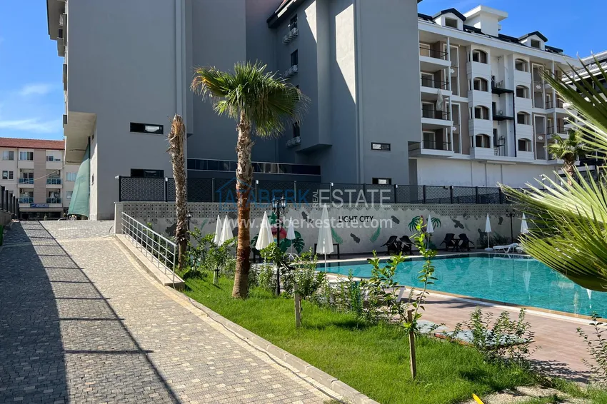 Двухкомнатная квартира под ключ в комплексе комфорт-класса – вторая береговая линия, район Каргыджак, Алания 4