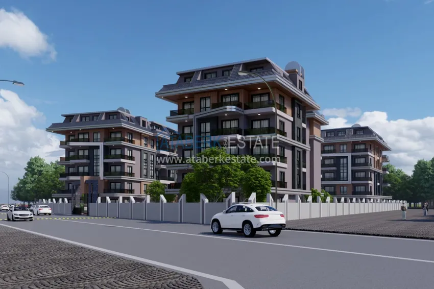 Двухкомнатная квартира от инвестора в районе Оба, Алания 5 