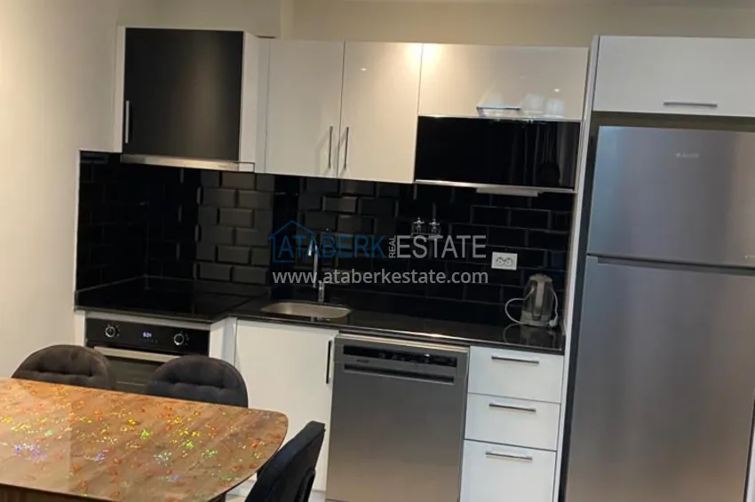 Приобрести Двухкомнатная квартира с мебелью в резиденции с отельной инфраструктурой – Алания, район Авсаллар 5 