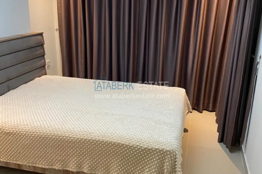 Приобрести Двухкомнатная квартира с мебелью в резиденции с отельной инфраструктурой – Алания, район Авсаллар 7 