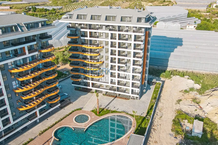 Квартира 2+1 с мебелью в комфортабельном комплексе – Алания, район Авсаллар 8 