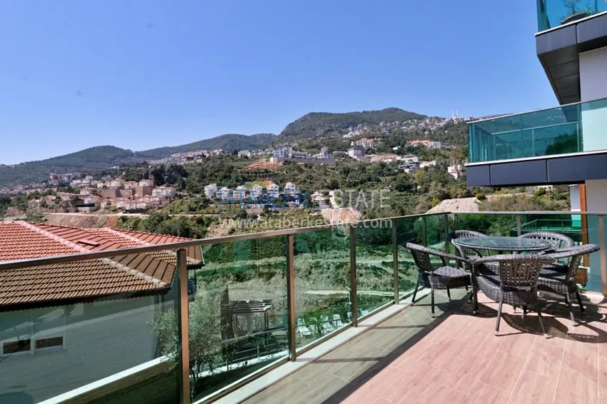 Приобрести Четырехэтажная вилла класса-люкс «под ключ» в Алании – горный район Бекташ 8 