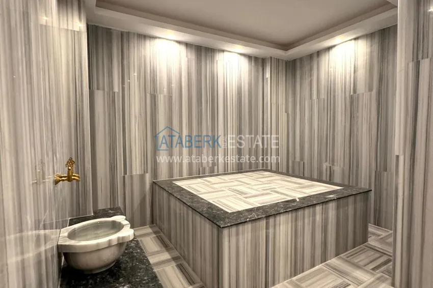 Двухкомнатная квартира под ключ в комплексе комфорт-класса – вторая береговая линия, район Каргыджак, Алания 8