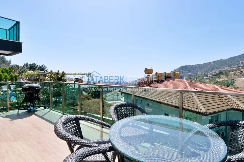 Приобрести Четырехэтажная вилла класса-люкс «под ключ» в Алании – горный район Бекташ 9 