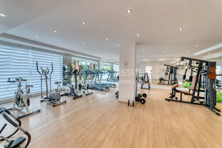 Трехкомнатная квартира с мебелью и панорамным видом в районе Джикджилли Алания 20 