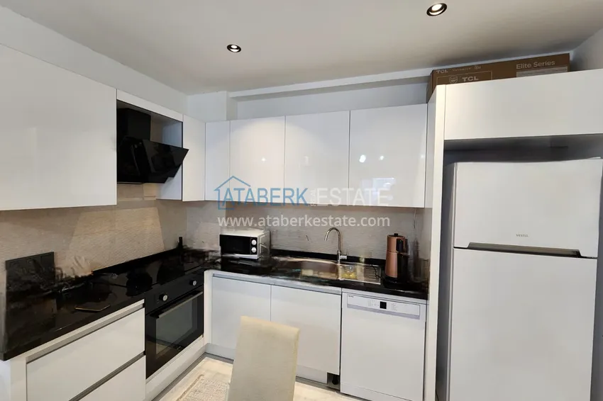 Приобрести Двухкомнатная квартира в районе Оба, в комфортабельном комплексе 3 