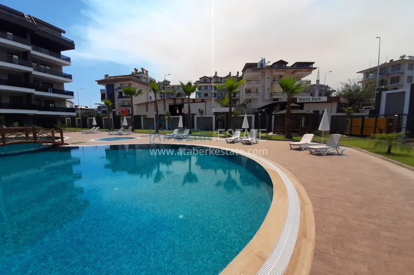 Двухкомнатная квартира в районе Оба, в комфортабельном комплексе 3 