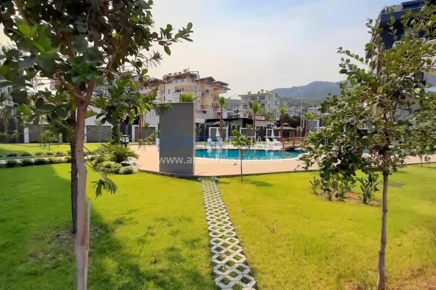 Двухкомнатная квартира в районе Оба, в комфортабельном комплексе 4 