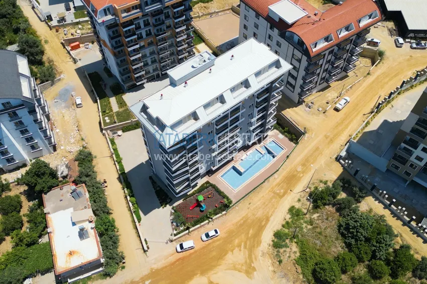 Двухкомнатная квартира под ключ напрямую от собственника в Алании район Авсаллар 4 