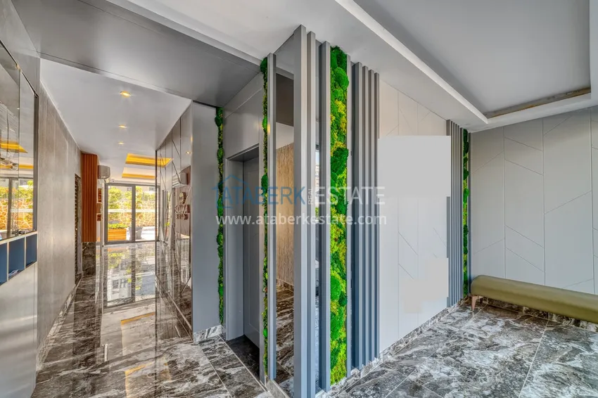 Квартира двухкомнатная с чистовой отделкой в Алании район Оба 11