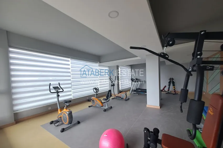 Двухкомнатная квартира с чистовой отделкой в Алании, район Авсаллар 12 