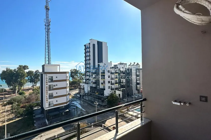 Приобрести Панорамный вид на море! Новая квартира 1+1 в Тедже, всего в 100 метрах от пляжа 13