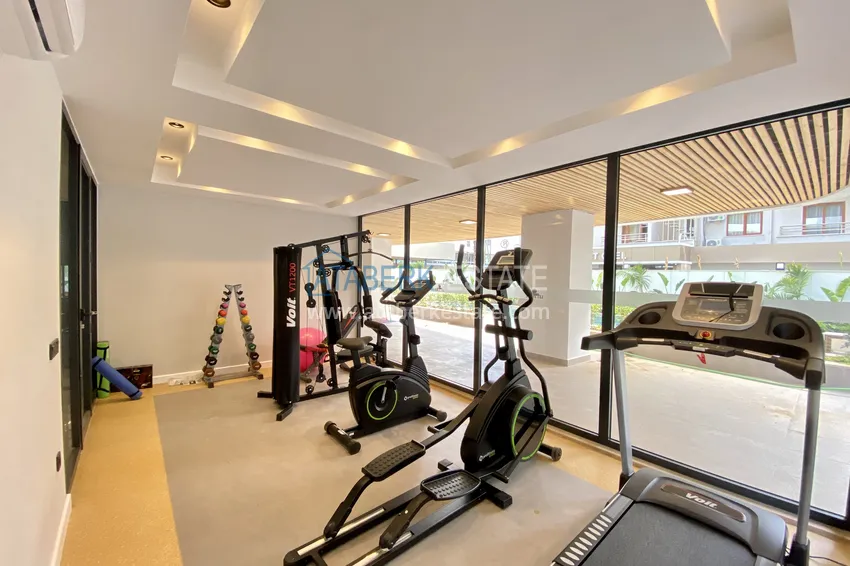 Двухкомнатная квартира в современном комплексе – центр Алании, р-н пляжа Клеопатра 14 