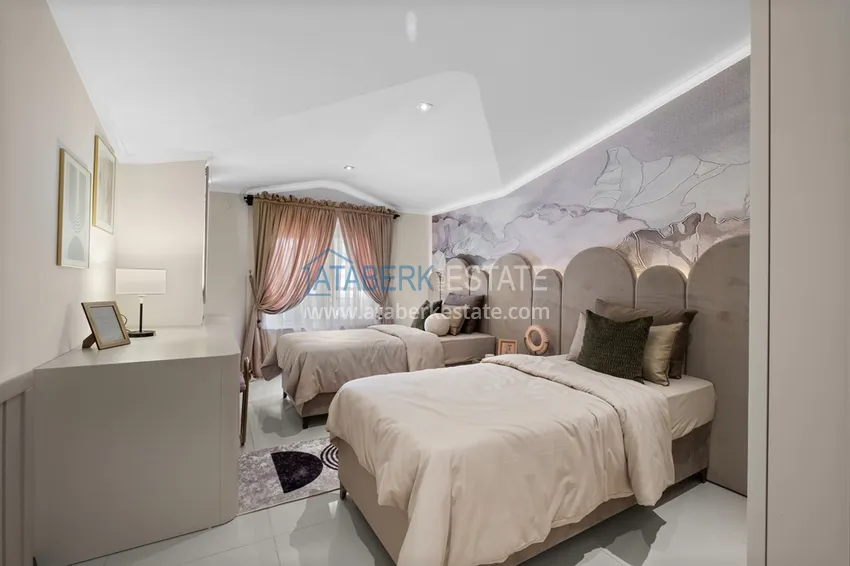 Приобрести Роскошный дуплекс 4+1 с панорамным видом на море – Конаклы, Алания 17 